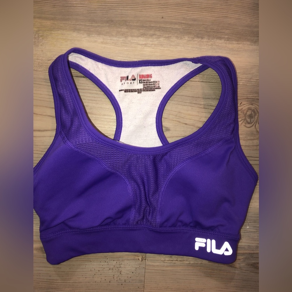 FILA Sports running bra XS, purple